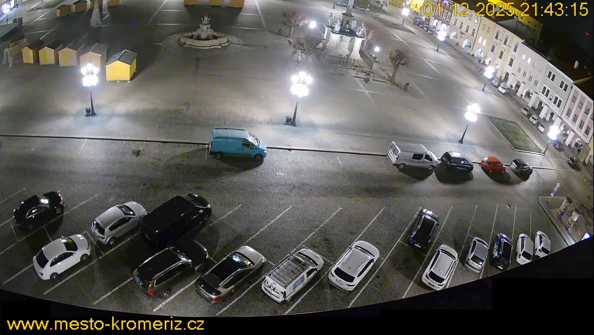 Kroměříž , (Velké náměstí ) Great Square North View Live Cam - Kromeriz, Zlin, Czechia