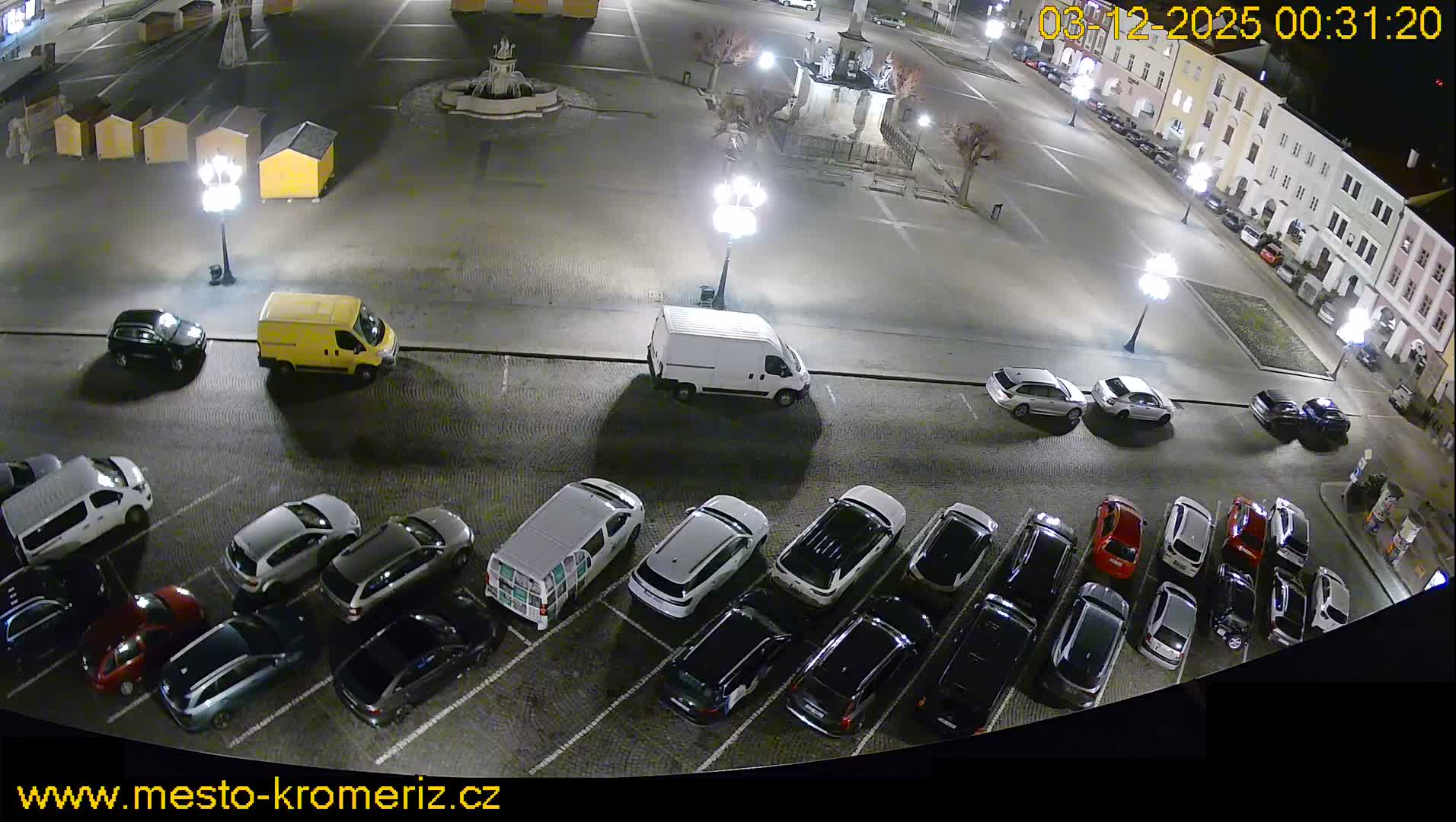 Kroměříž , (Velké náměstí ) Great Square North View Live Cam - Kromeriz, Zlin, Czechia