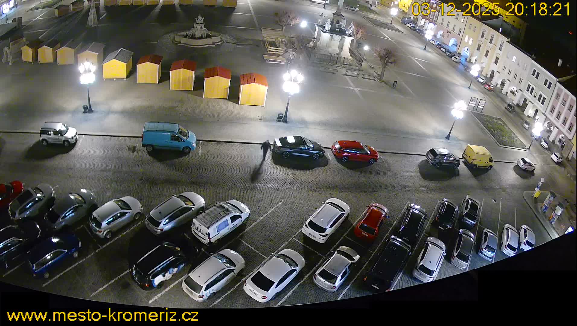Kroměříž , (Velké náměstí ) Great Square North View Live Cam - Kromeriz, Zlin, Czechia