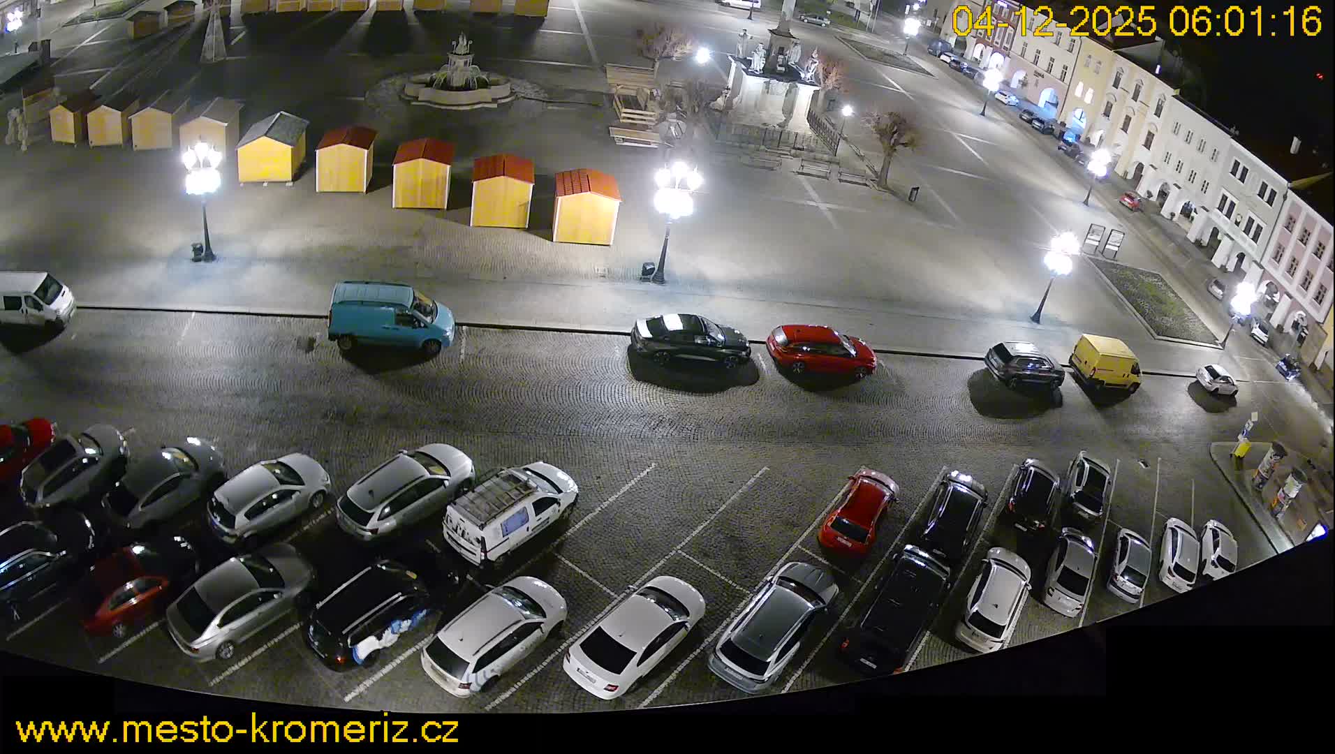 Kroměříž , (Velké náměstí ) Great Square North View Live Cam - Kromeriz, Zlin, Czechia