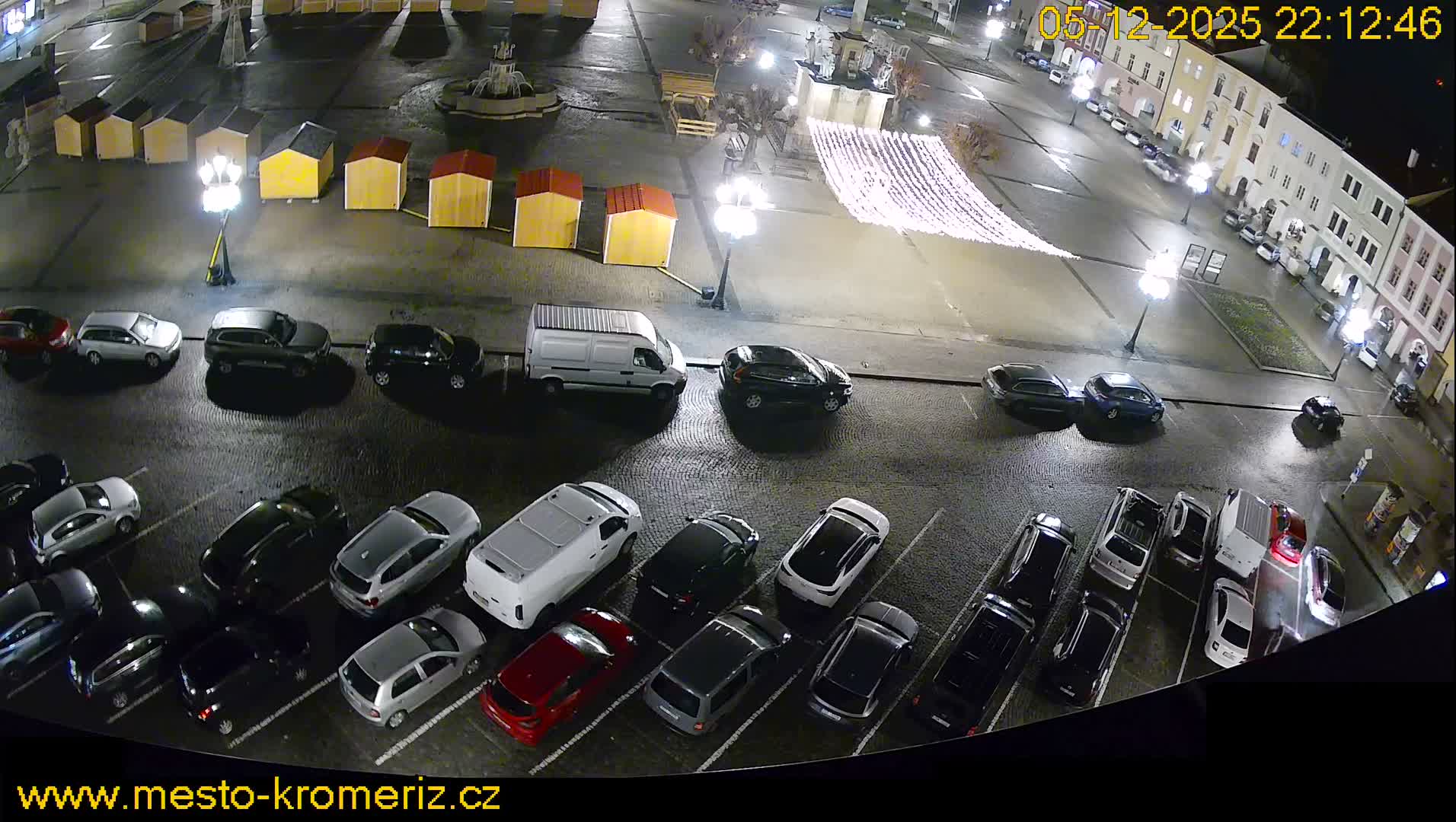 Kroměříž , (Velké náměstí ) Great Square North View Live Cam - Kromeriz, Zlin, Czechia