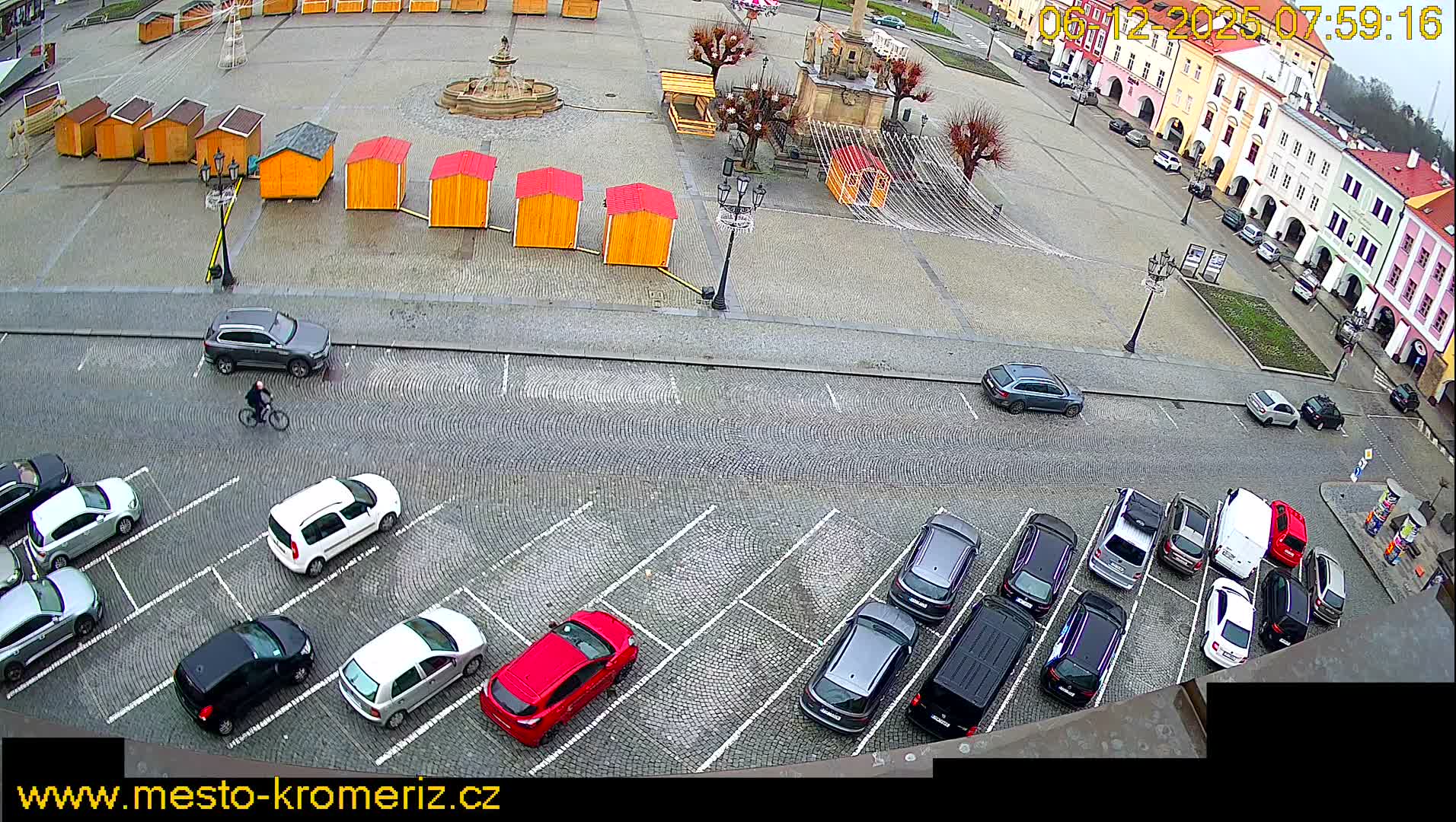 Kroměříž , (Velké náměstí ) Great Square North View Live Cam - Kromeriz, Zlin, Czechia