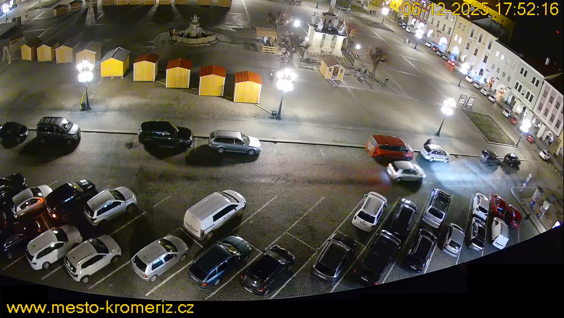 Kroměříž , (Velké náměstí ) Great Square North View Live Cam - Kromeriz, Zlin, Czechia