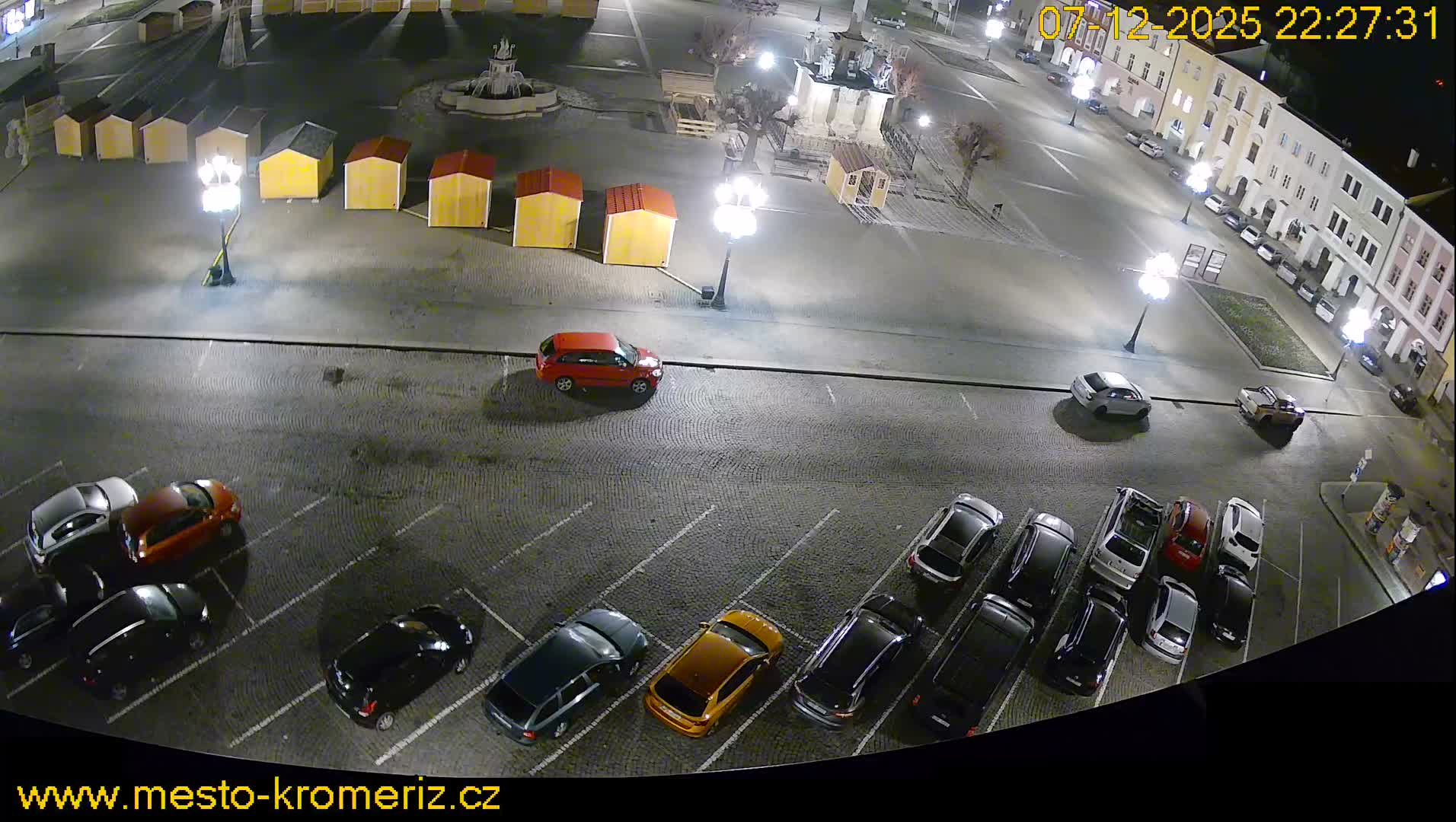 Kroměříž , (Velké náměstí ) Great Square North View Live Cam - Kromeriz, Zlin, Czechia