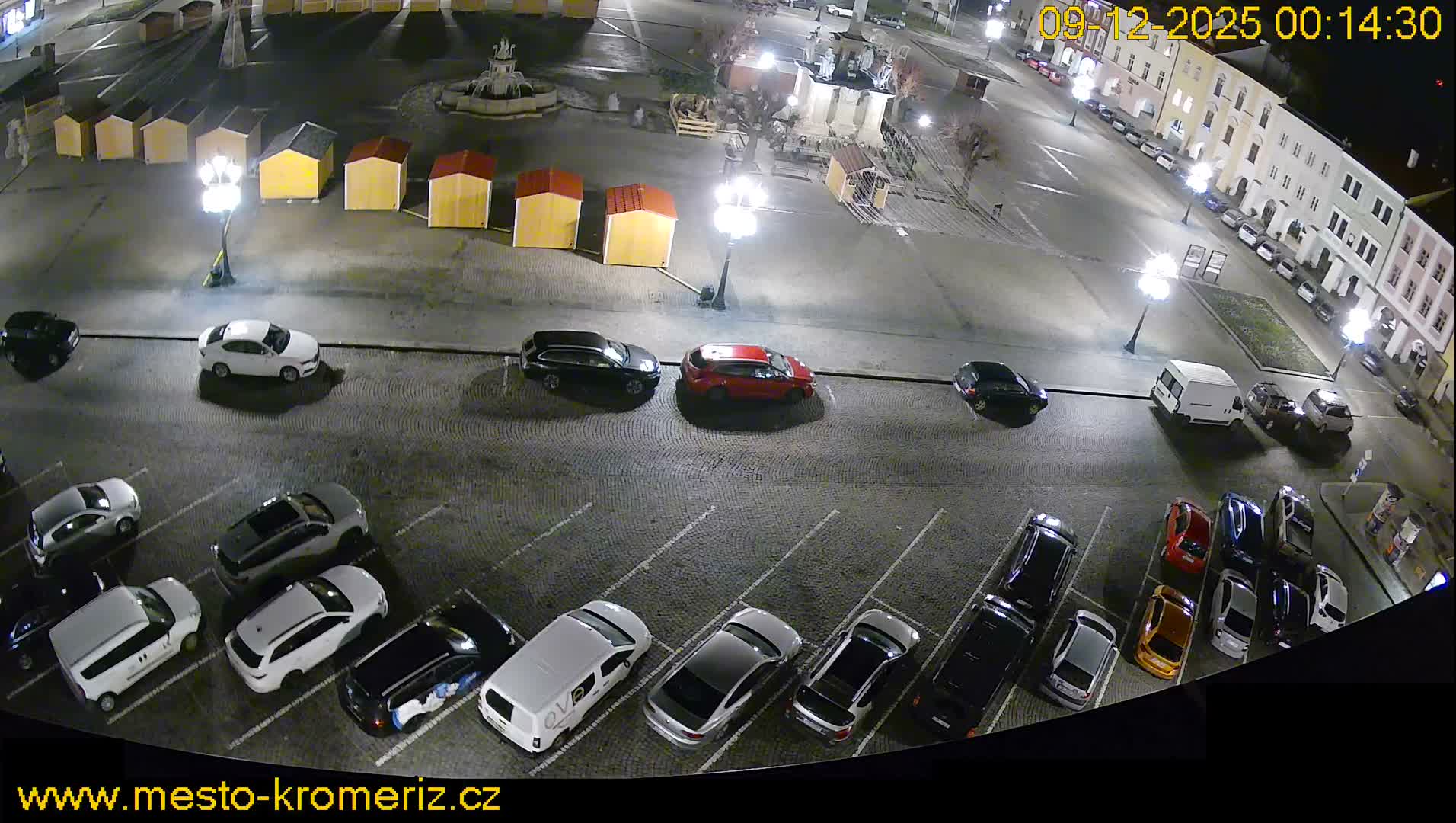 Kroměříž , (Velké náměstí ) Great Square North View Live Cam - Kromeriz, Zlin, Czechia