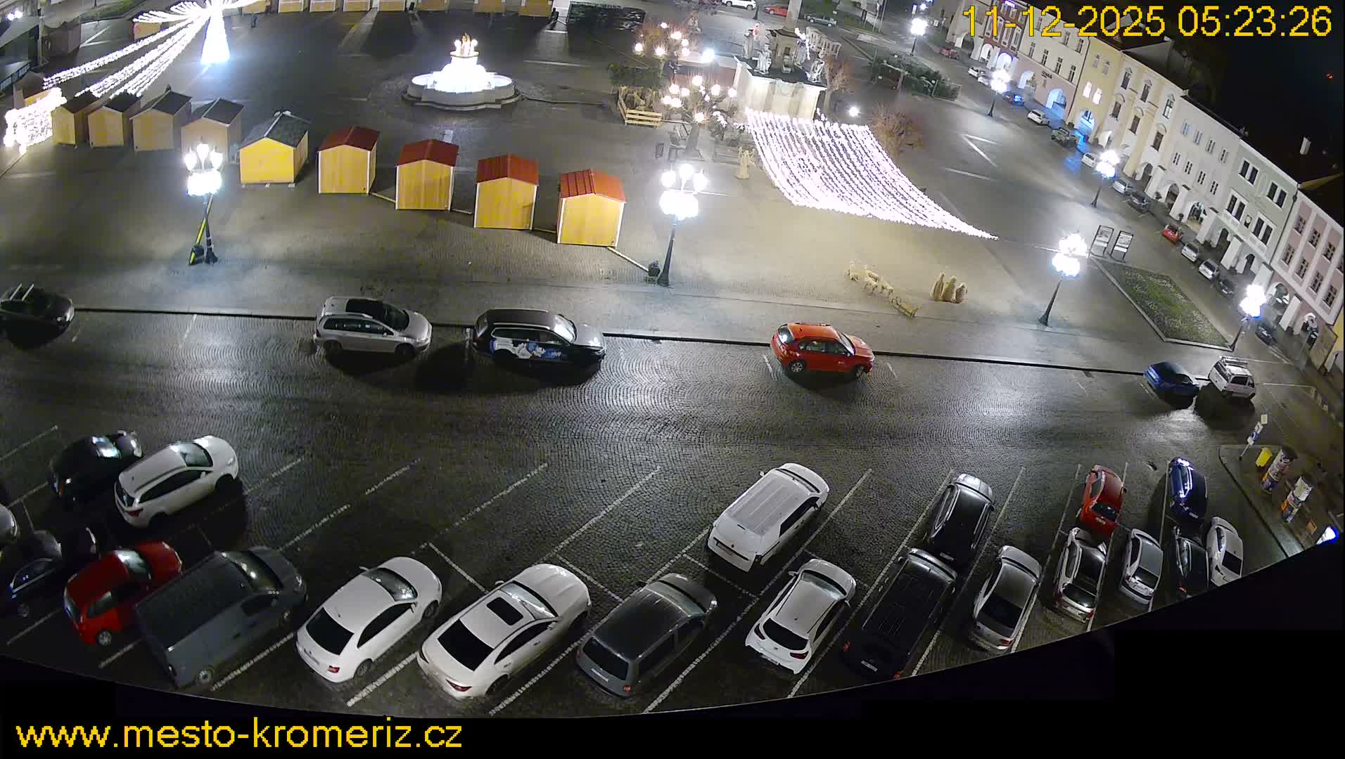 Kroměříž , (Velké náměstí ) Great Square North View Live Cam - Kromeriz, Zlin, Czechia