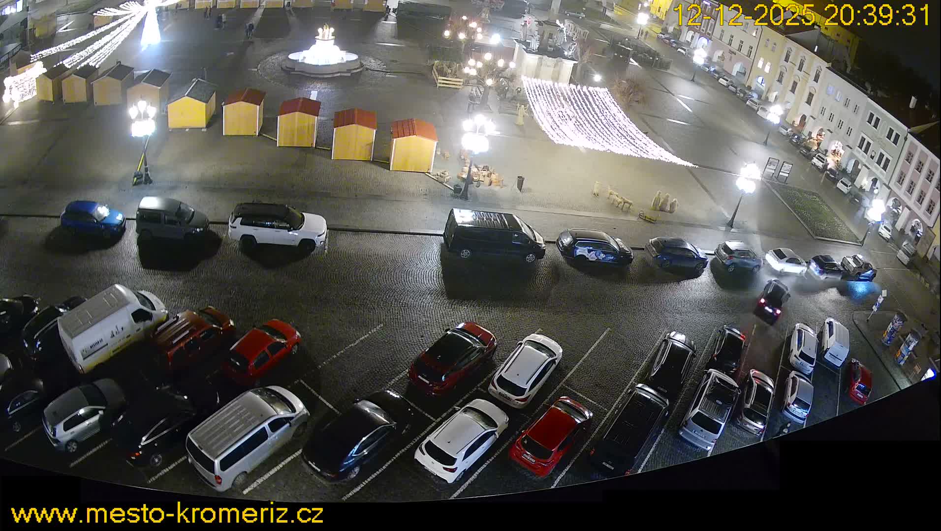 Kroměříž , (Velké náměstí ) Great Square North View Live Cam - Kromeriz, Zlin, Czechia