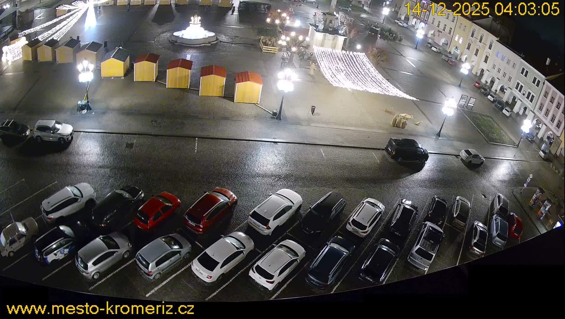 Kroměříž , (Velké náměstí ) Great Square North View Live Cam - Kromeriz, Zlin, Czechia