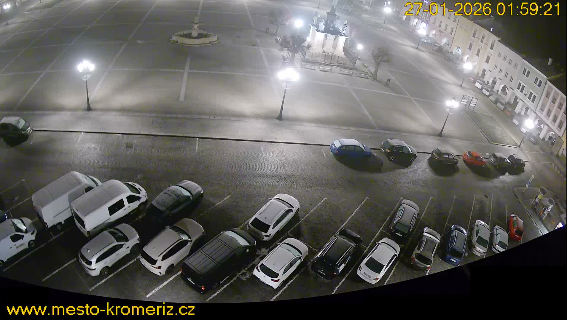 Kroměříž , (Velké náměstí ) Great Square North View Live Cam - Kromeriz, Zlin, Czechia