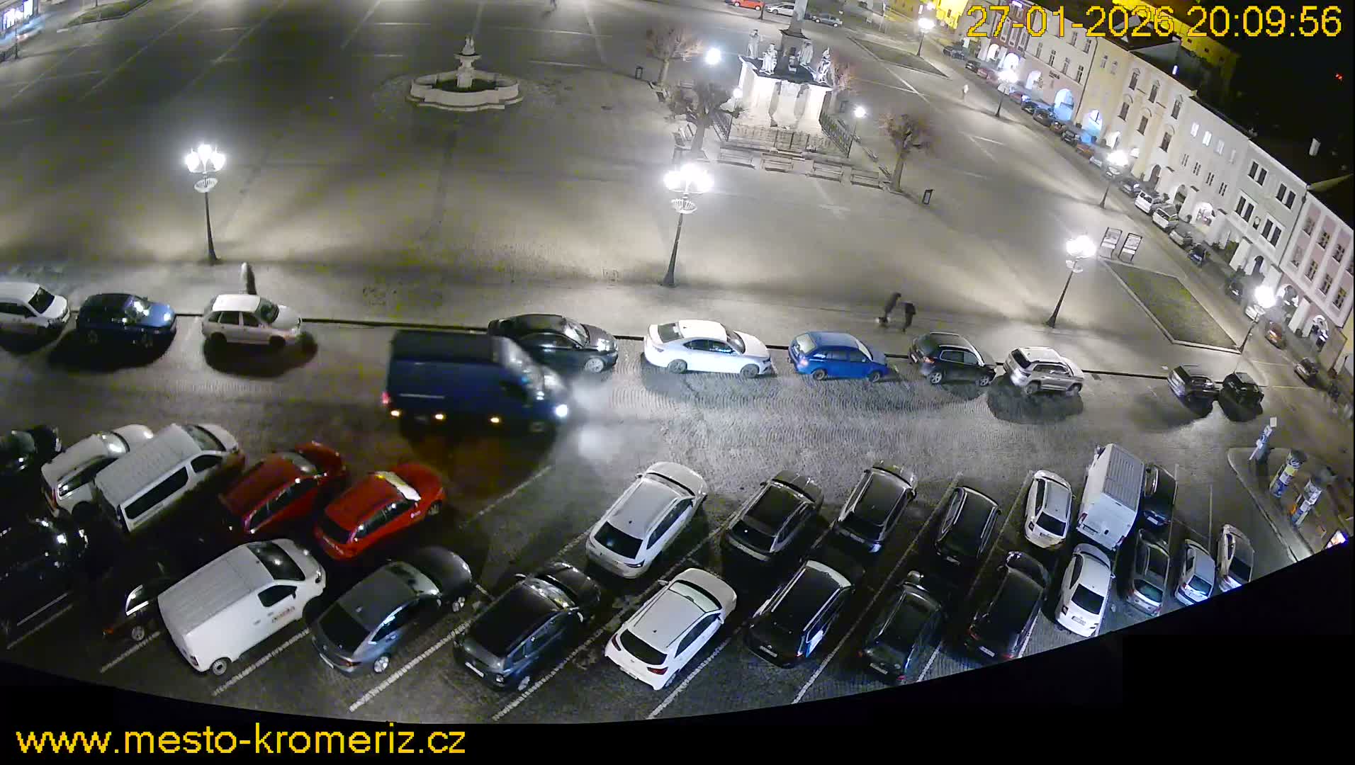 Kroměříž , (Velké náměstí ) Great Square North View Live Cam - Kromeriz, Zlin, Czechia