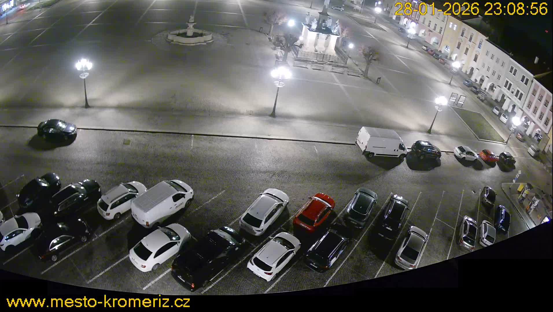 Kroměříž , (Velké náměstí ) Great Square North View Live Cam - Kromeriz, Zlin, Czechia