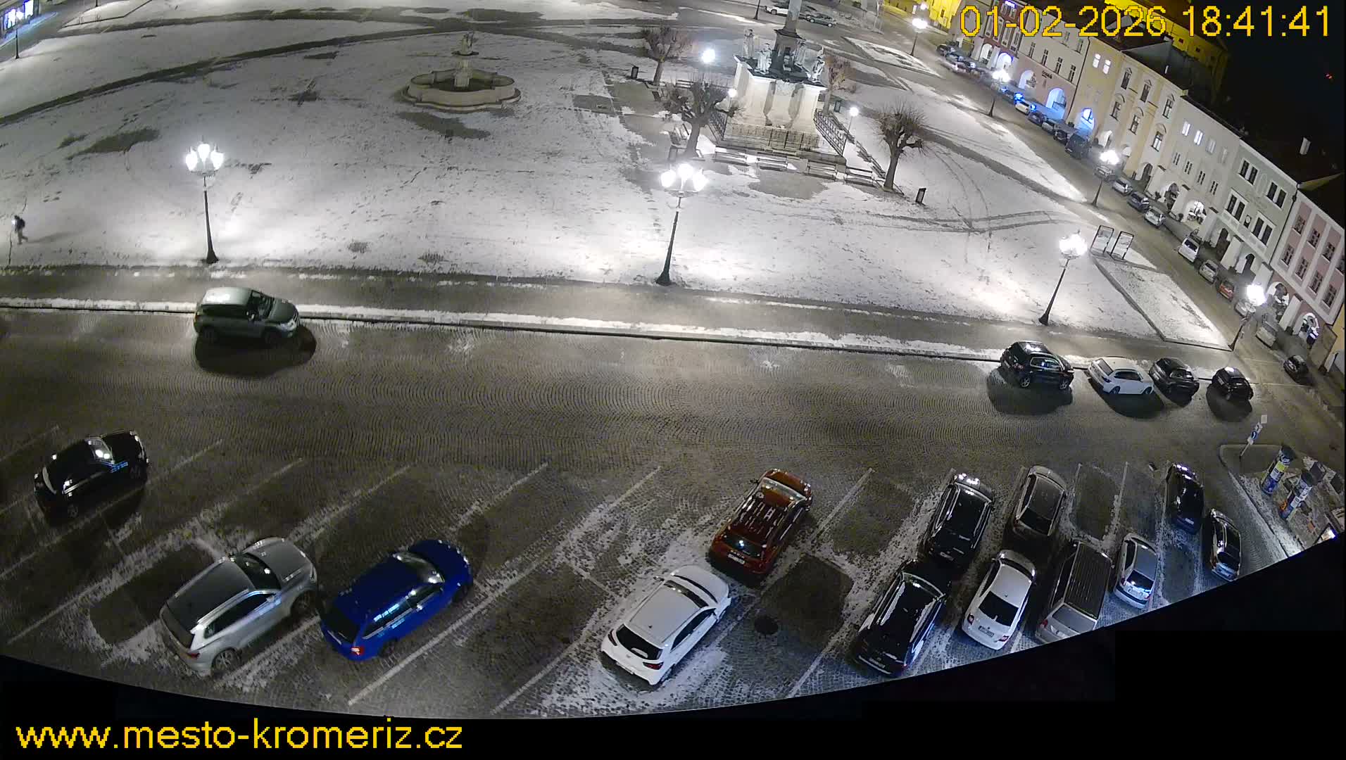 Kroměříž , (Velké náměstí ) Great Square North View Live Cam - Kromeriz, Zlin, Czechia