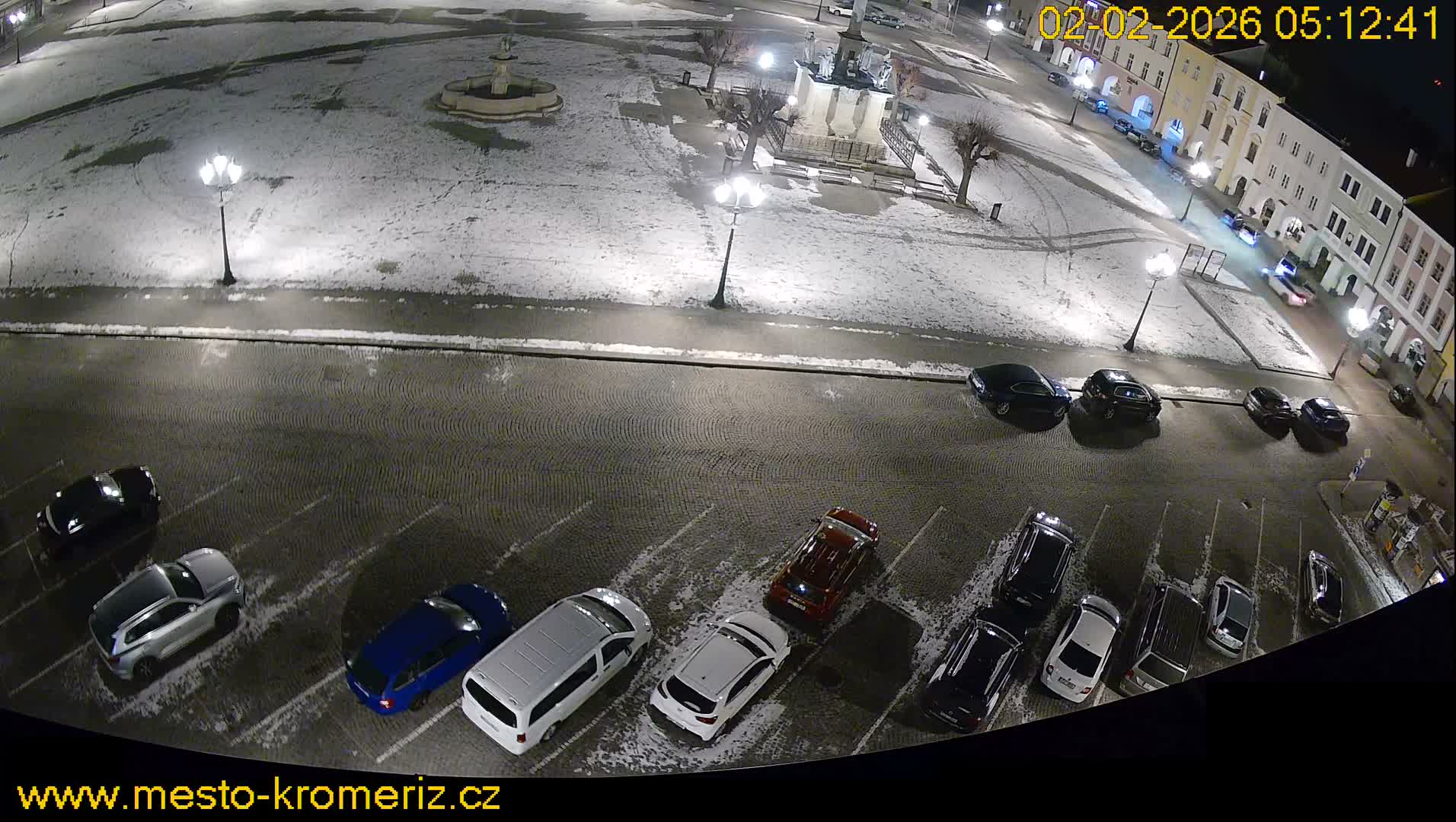Kroměříž , (Velké náměstí ) Great Square North View Live Cam - Kromeriz, Zlin, Czechia