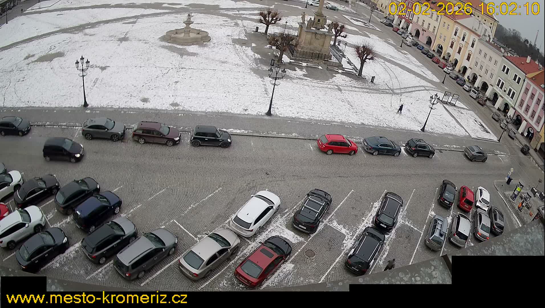 Kroměříž , (Velké náměstí ) Great Square North View Live Cam - Kromeriz, Zlin, Czechia