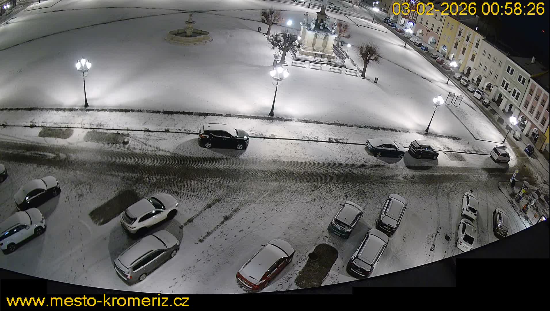 Kroměříž , (Velké náměstí ) Great Square North View Live Cam - Kromeriz, Zlin, Czechia