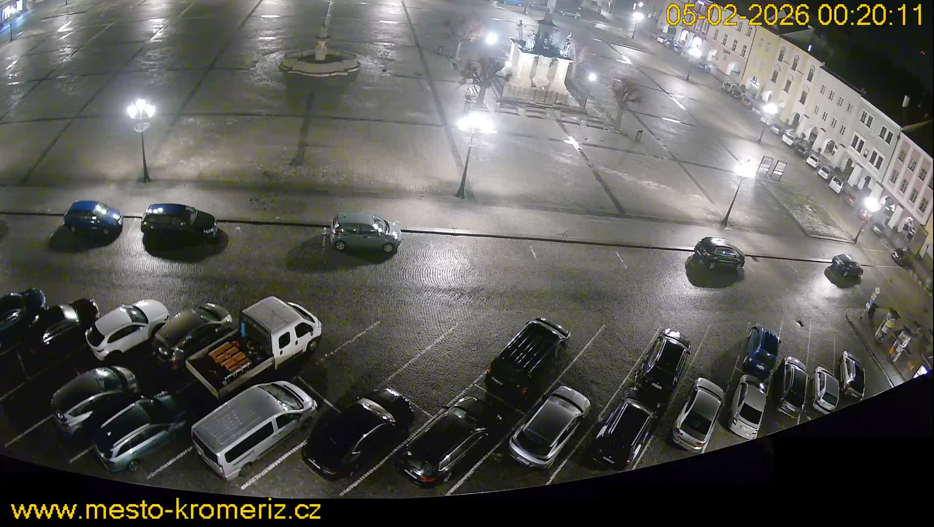 Kroměříž , (Velké náměstí ) Great Square North View Live Cam - Kromeriz, Zlin, Czechia