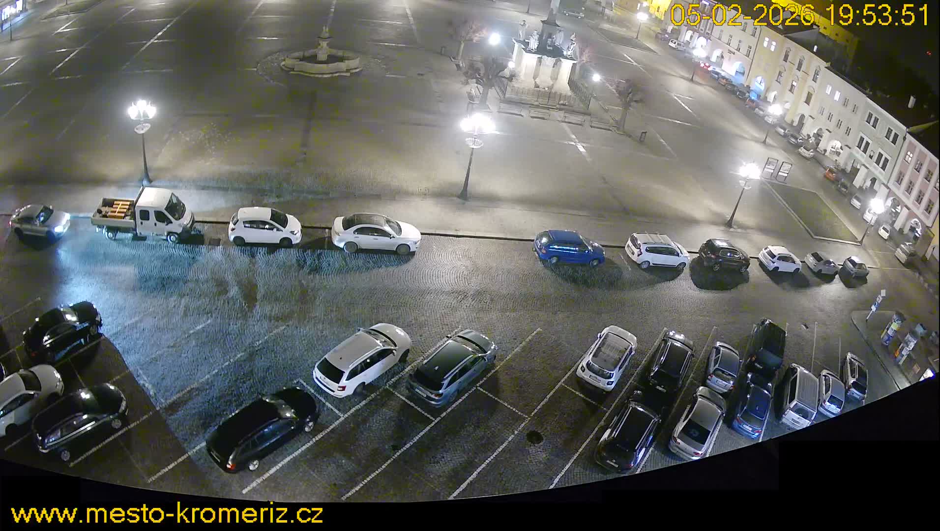 Kroměříž , (Velké náměstí ) Great Square North View Live Cam - Kromeriz, Zlin, Czechia