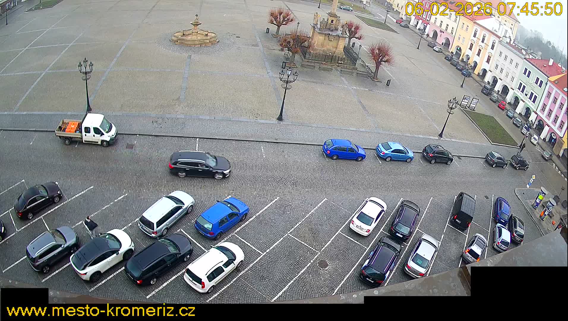 Kroměříž , (Velké náměstí ) Great Square North View Live Cam - Kromeriz, Zlin, Czechia