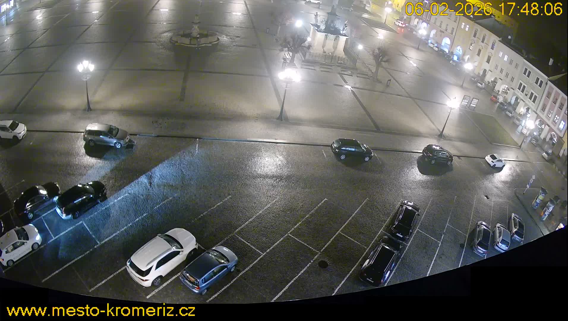 Kroměříž , (Velké náměstí ) Great Square North View Live Cam - Kromeriz, Zlin, Czechia