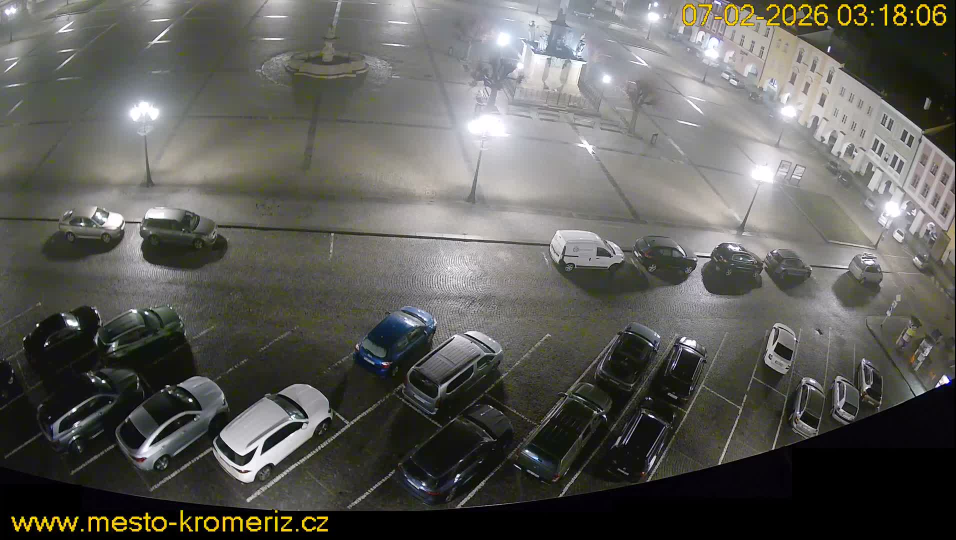 Kroměříž , (Velké náměstí ) Great Square North View Live Cam - Kromeriz, Zlin, Czechia
