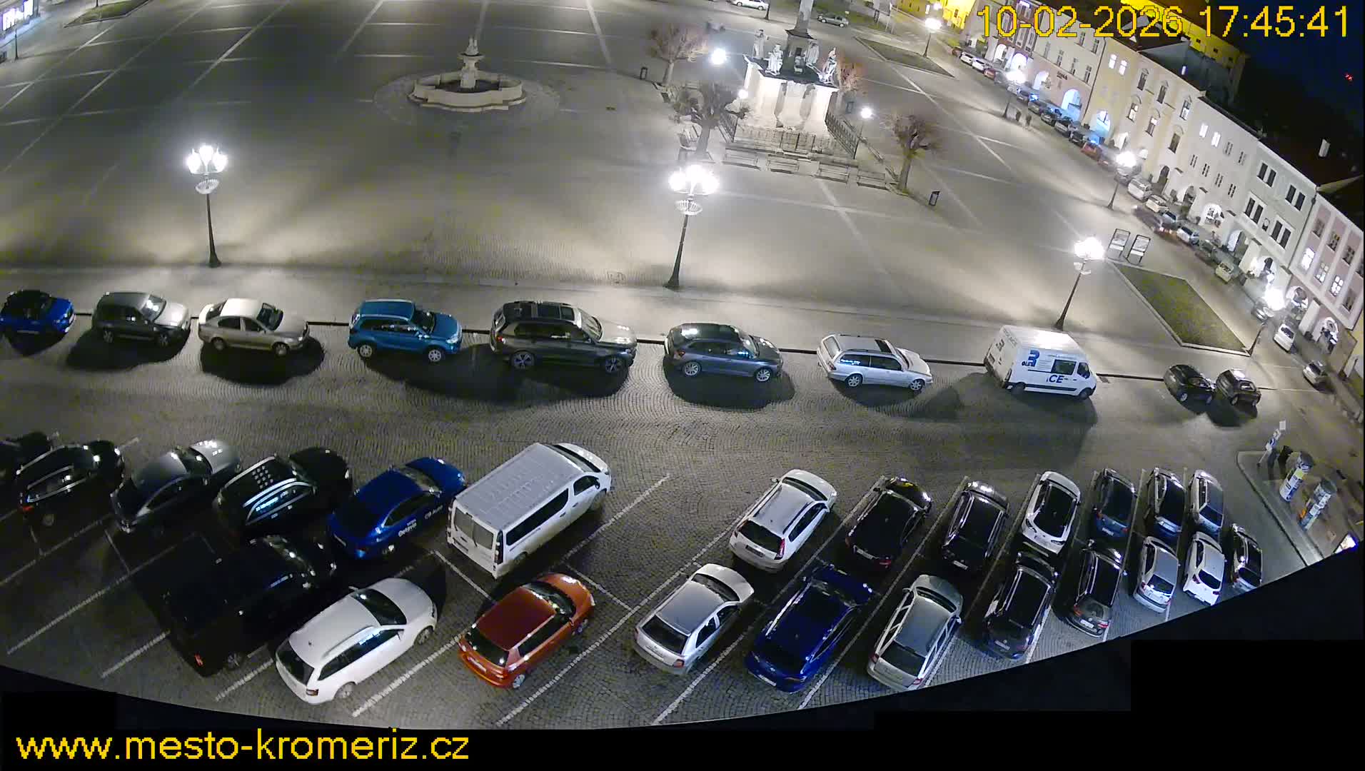 Kroměříž , (Velké náměstí ) Great Square North View Live Cam - Kromeriz, Zlin, Czechia