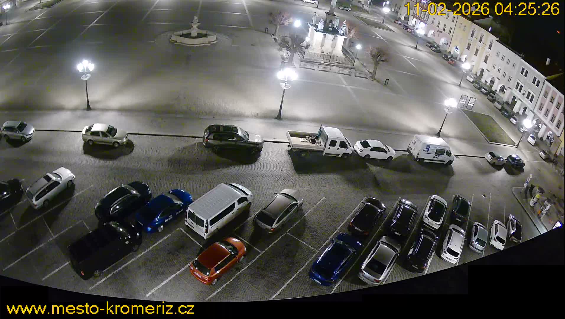 Kroměříž , (Velké náměstí ) Great Square North View Live Cam - Kromeriz, Zlin, Czechia