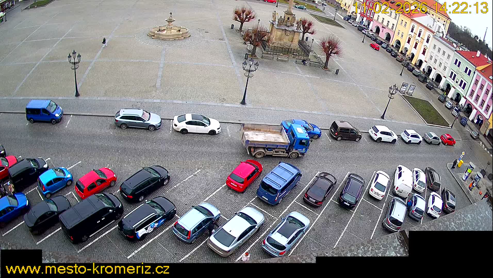 Kroměříž , (Velké náměstí ) Great Square North View Live Cam - Kromeriz, Zlin, Czechia