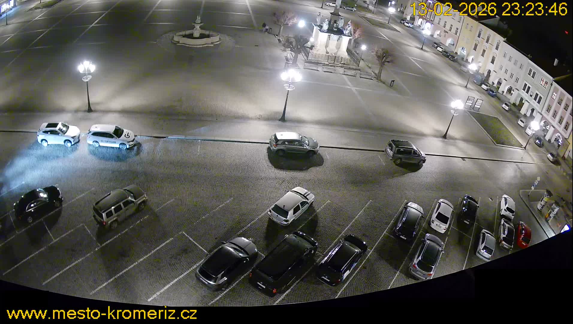 Kroměříž , (Velké náměstí ) Great Square North View Live Cam - Kromeriz, Zlin, Czechia