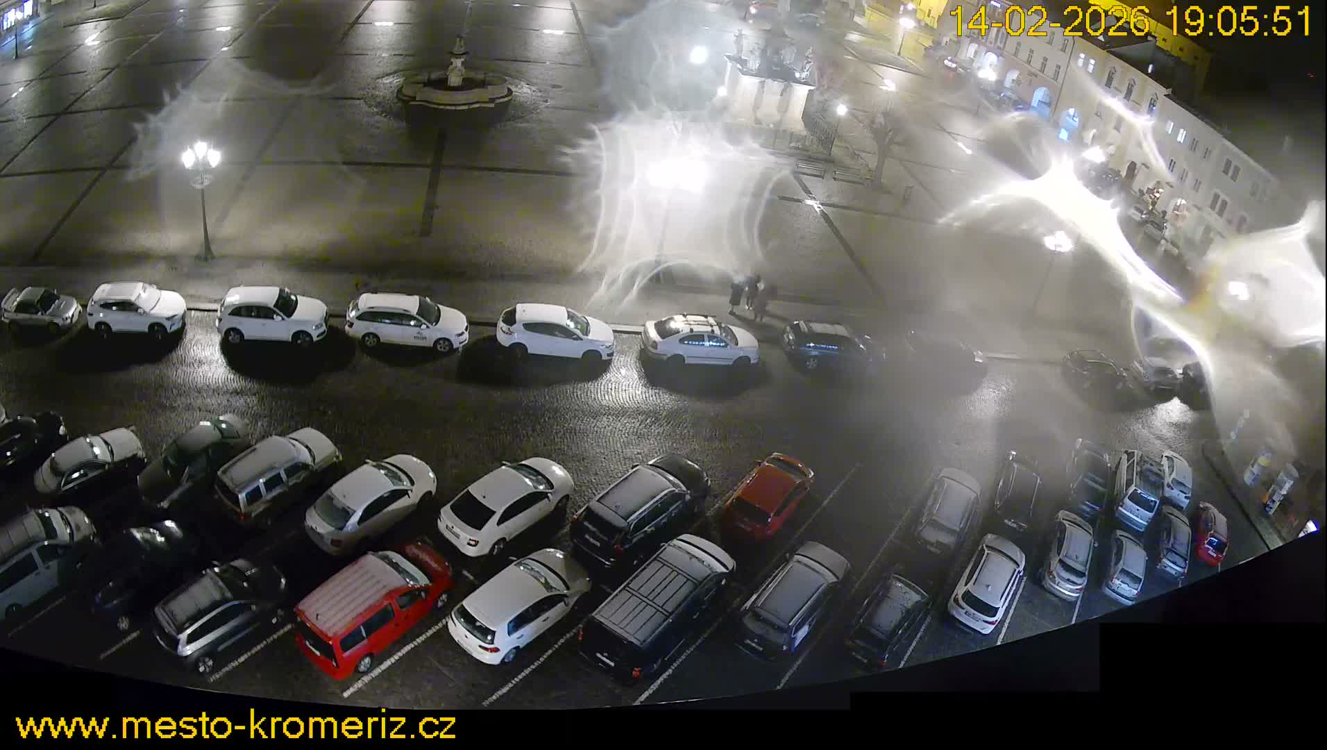 Kroměříž , (Velké náměstí ) Great Square North View Live Cam - Kromeriz, Zlin, Czechia
