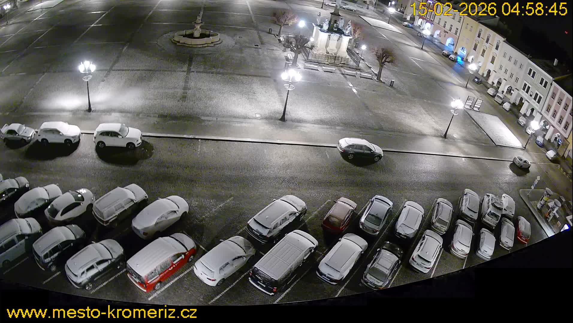 Kroměříž , (Velké náměstí ) Great Square North View Live Cam - Kromeriz, Zlin, Czechia