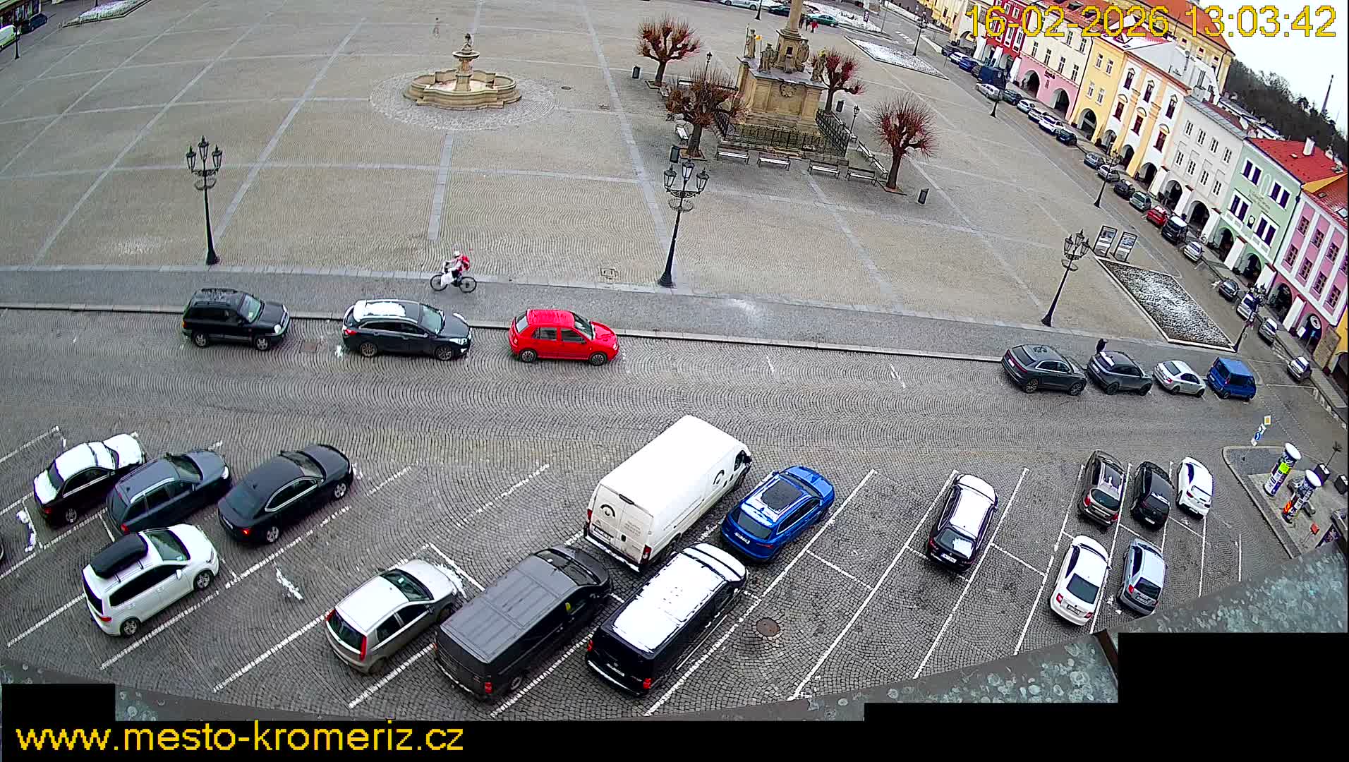 Kroměříž , (Velké náměstí ) Great Square North View Live Cam - Kromeriz, Zlin, Czechia