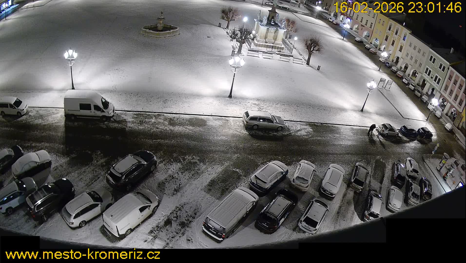 Kroměříž , (Velké náměstí ) Great Square North View Live Cam - Kromeriz, Zlin, Czechia