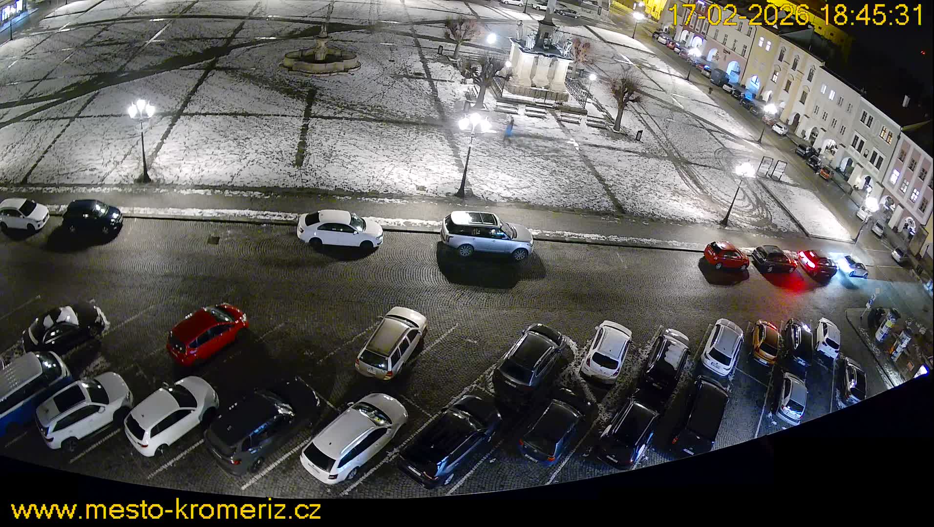 Kroměříž , (Velké náměstí ) Great Square North View Live Cam - Kromeriz, Zlin, Czechia