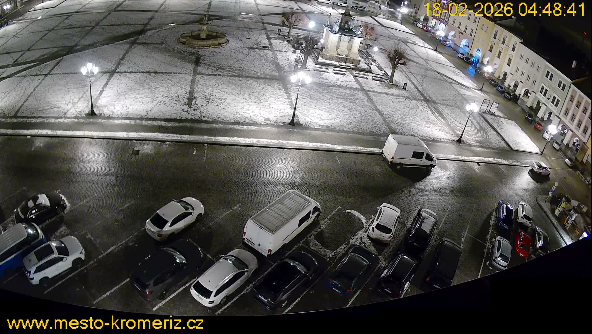 Kroměříž , (Velké náměstí ) Great Square North View Live Cam - Kromeriz, Zlin, Czechia