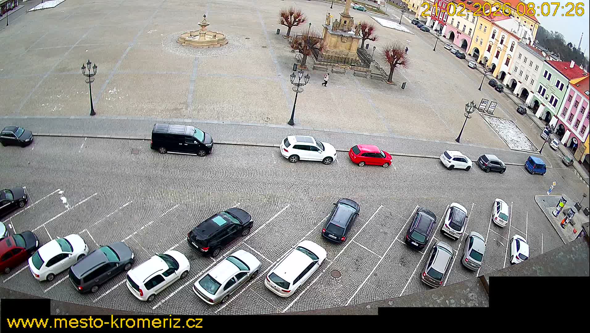 Kroměříž , (Velké náměstí ) Great Square North View Live Cam - Kromeriz, Zlin, Czechia