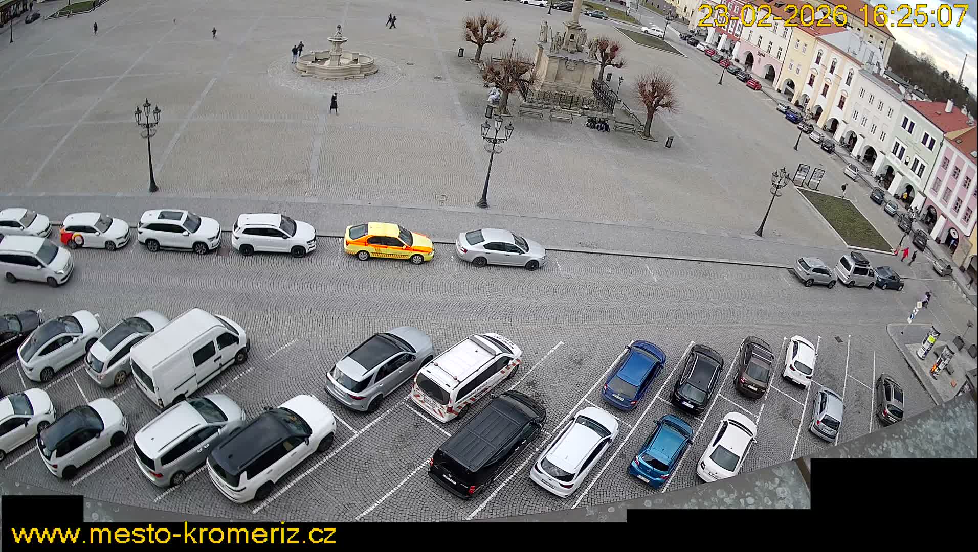 Kroměříž , (Velké náměstí ) Great Square North View Live Cam - Kromeriz, Zlin, Czechia