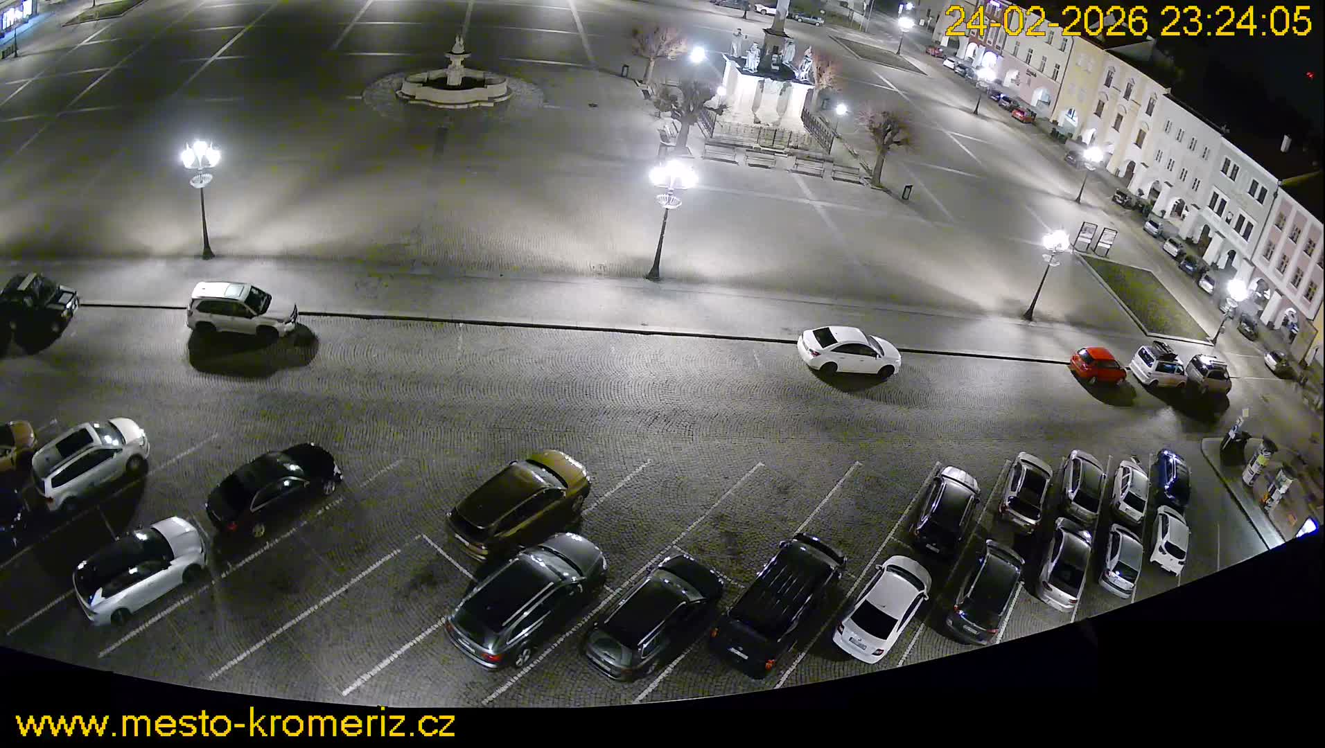 Kroměříž , (Velké náměstí ) Great Square North View Live Cam - Kromeriz, Zlin, Czechia