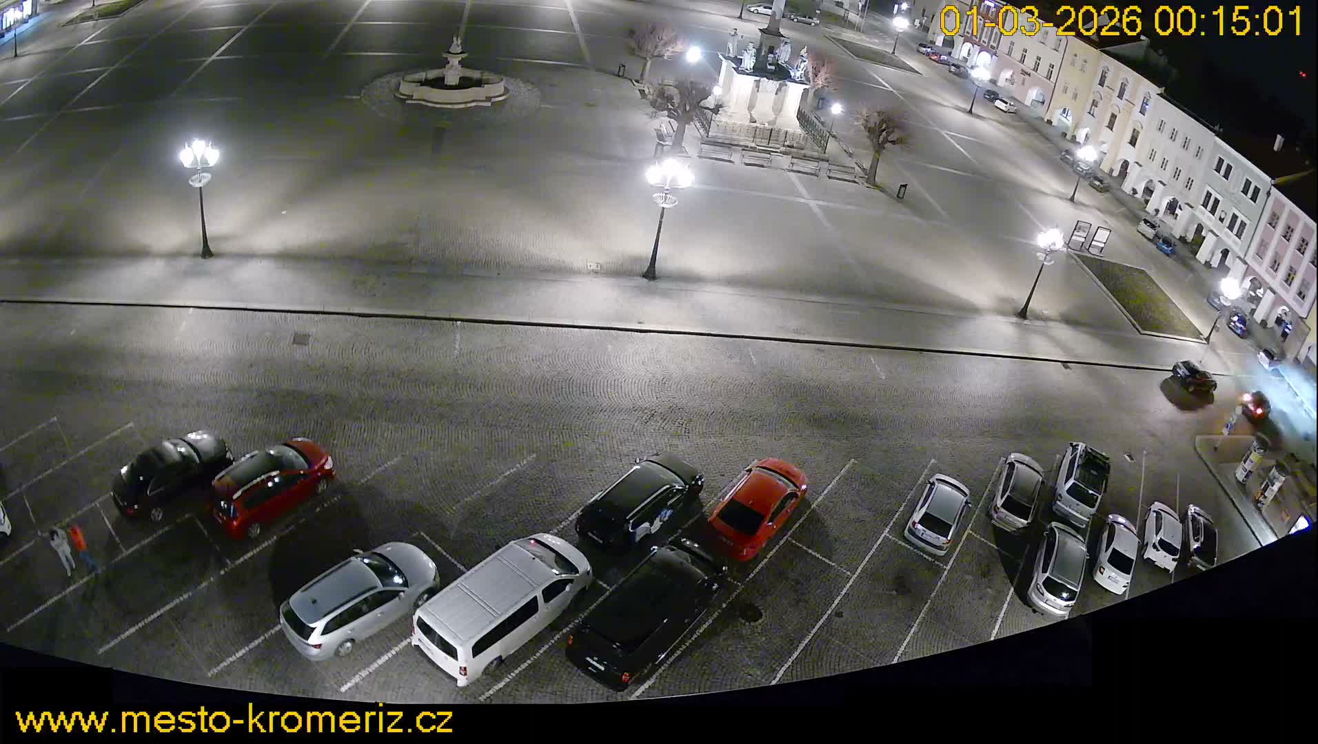 Kroměříž , (Velké náměstí ) Great Square North View Live Cam - Kromeriz, Zlin, Czechia