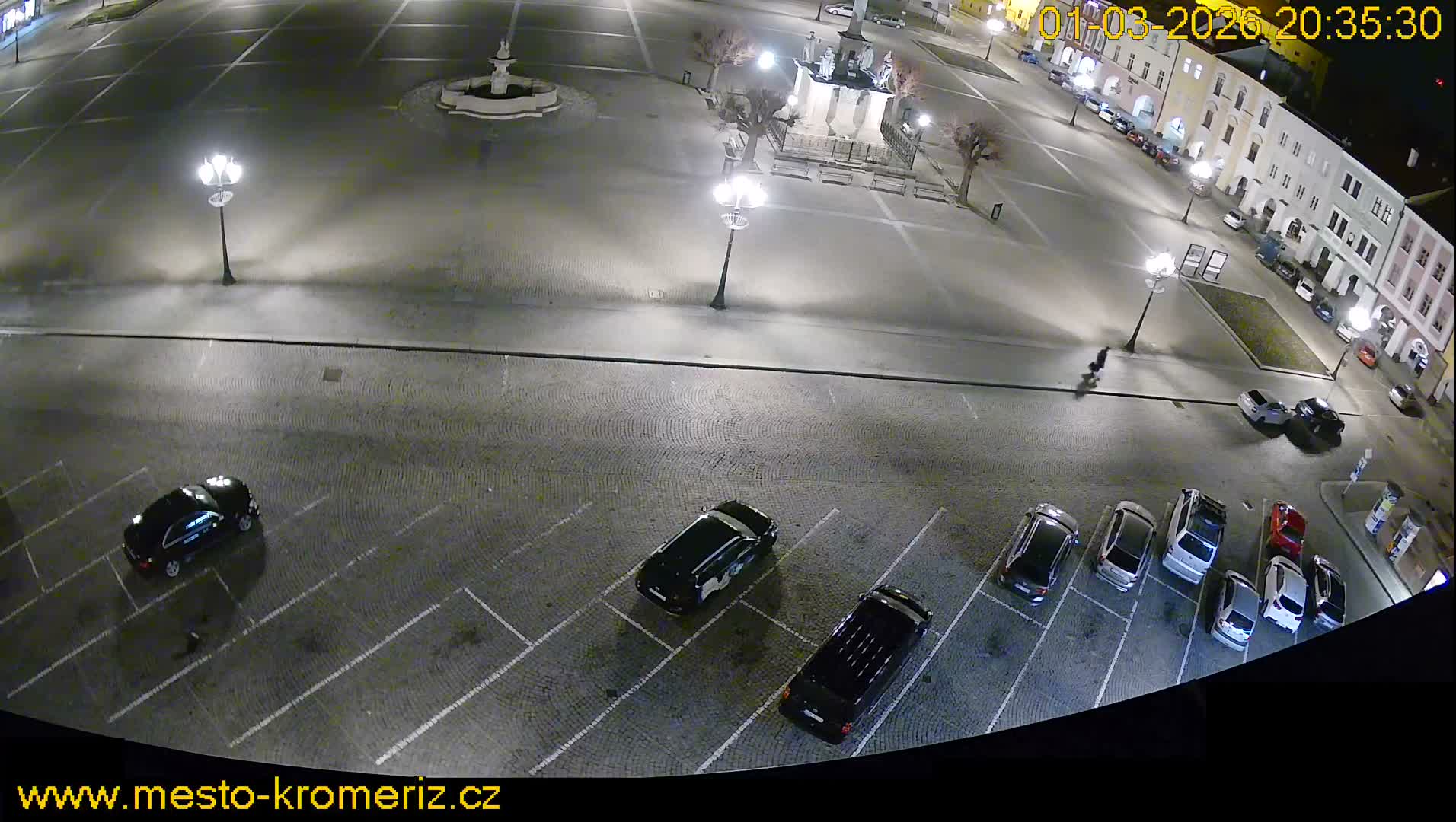 Kroměříž , (Velké náměstí ) Great Square North View Live Cam - Kromeriz, Zlin, Czechia