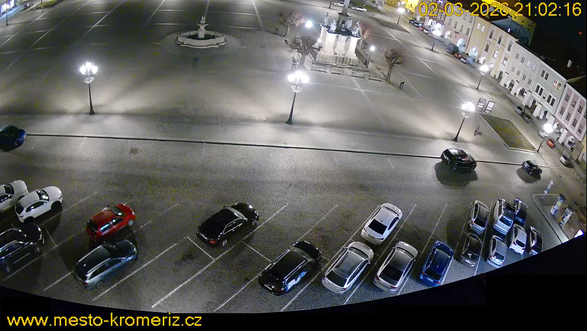 Kroměříž , (Velké náměstí ) Great Square North View Live Cam - Kromeriz, Zlin, Czechia