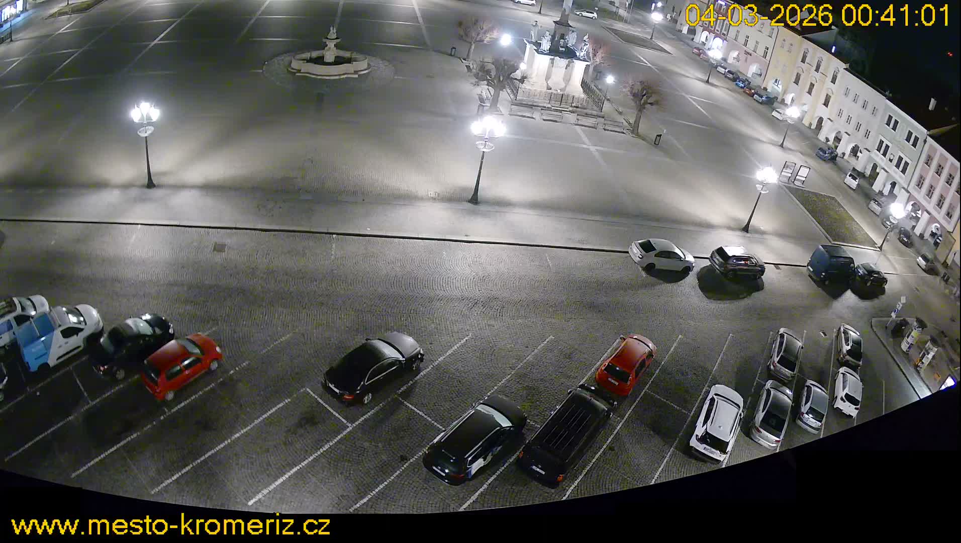 Kroměříž , (Velké náměstí ) Great Square North View Live Cam - Kromeriz, Zlin, Czechia