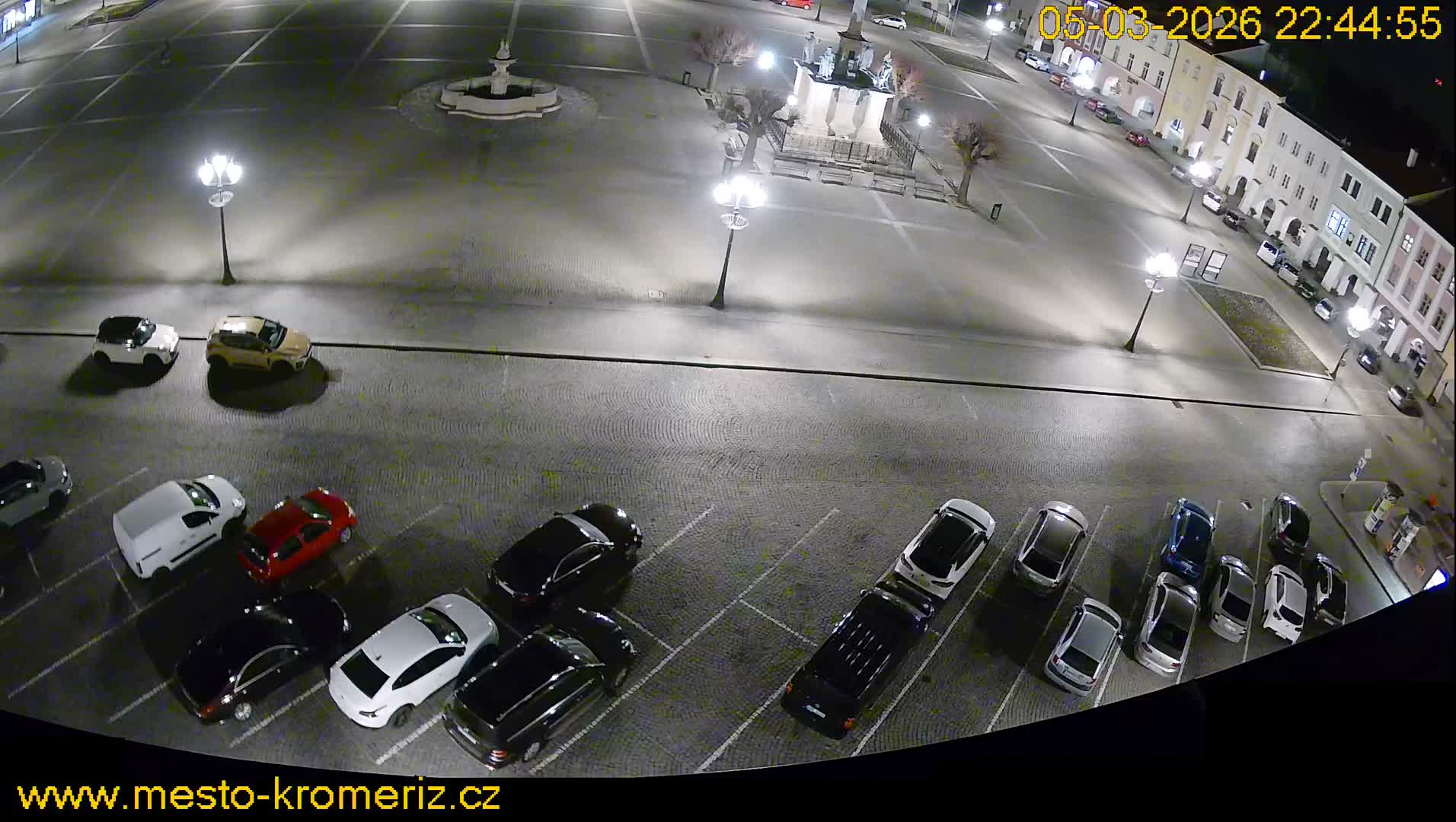 Kroměříž , (Velké náměstí ) Great Square North View Live Cam - Kromeriz, Zlin, Czechia