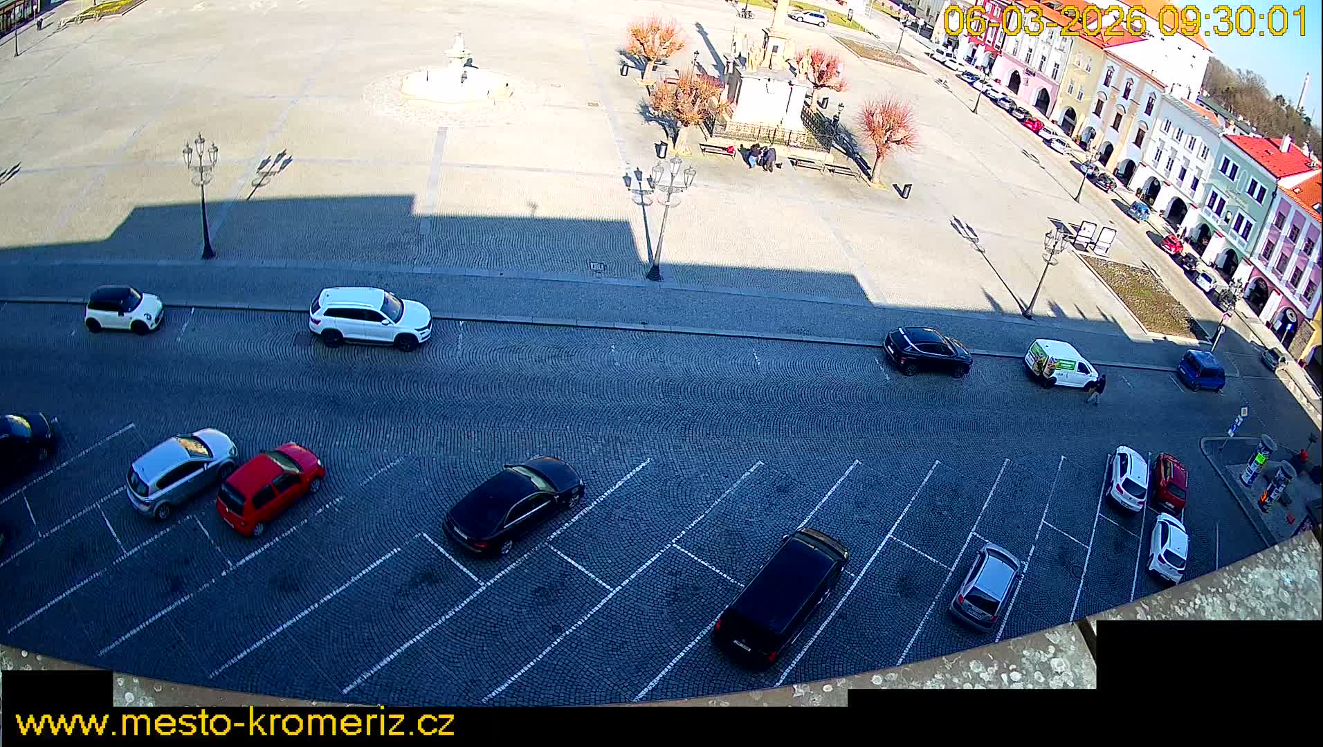 Kroměříž , (Velké náměstí ) Great Square North View Live Cam - Kromeriz, Zlin, Czechia