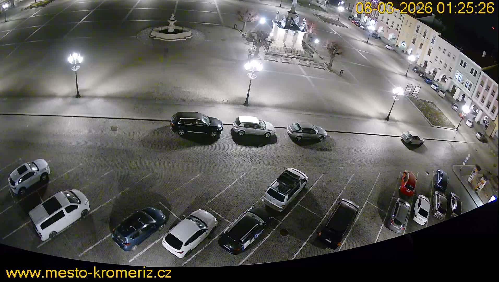 Kroměříž , (Velké náměstí ) Great Square North View Live Cam - Kromeriz, Zlin, Czechia