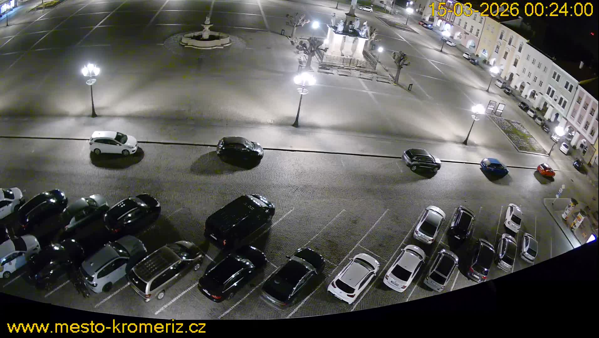 Kroměříž , (Velké náměstí ) Great Square North View Live Cam - Kromeriz, Zlin, Czechia