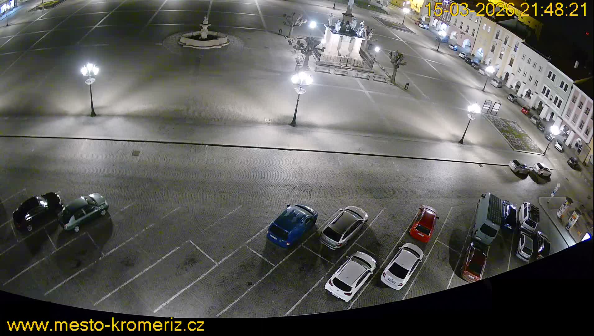 Kroměříž , (Velké náměstí ) Great Square North View Live Cam - Kromeriz, Zlin, Czechia