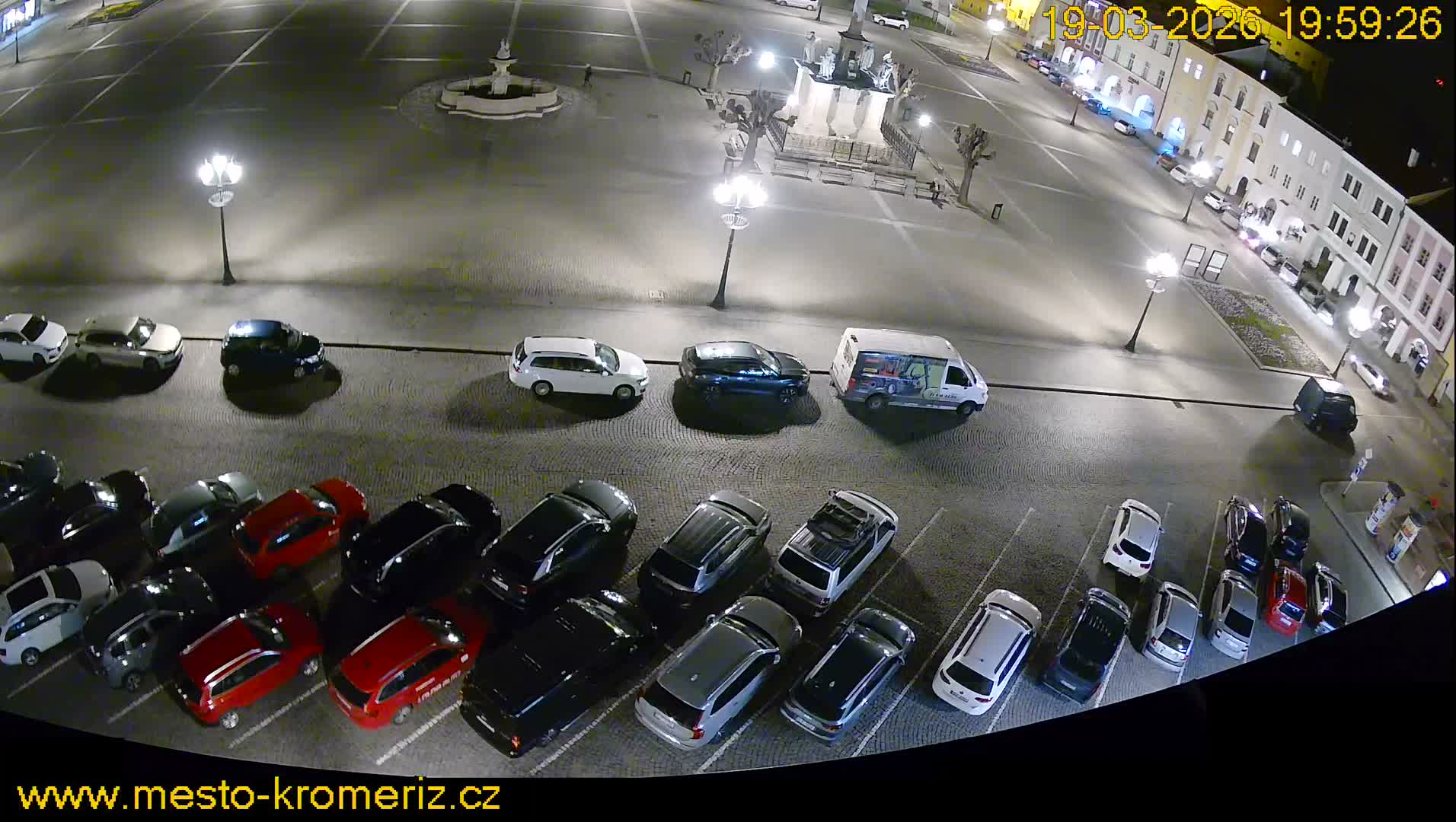 Kroměříž , (Velké náměstí ) Great Square North View Live Cam - Kromeriz, Zlin, Czechia