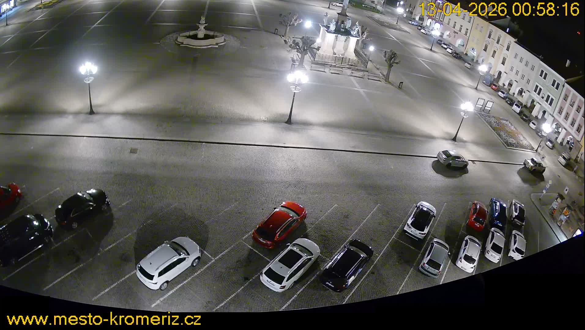 Kroměříž , (Velké náměstí ) Great Square North View Live Cam - Kromeriz, Zlin, Czechia