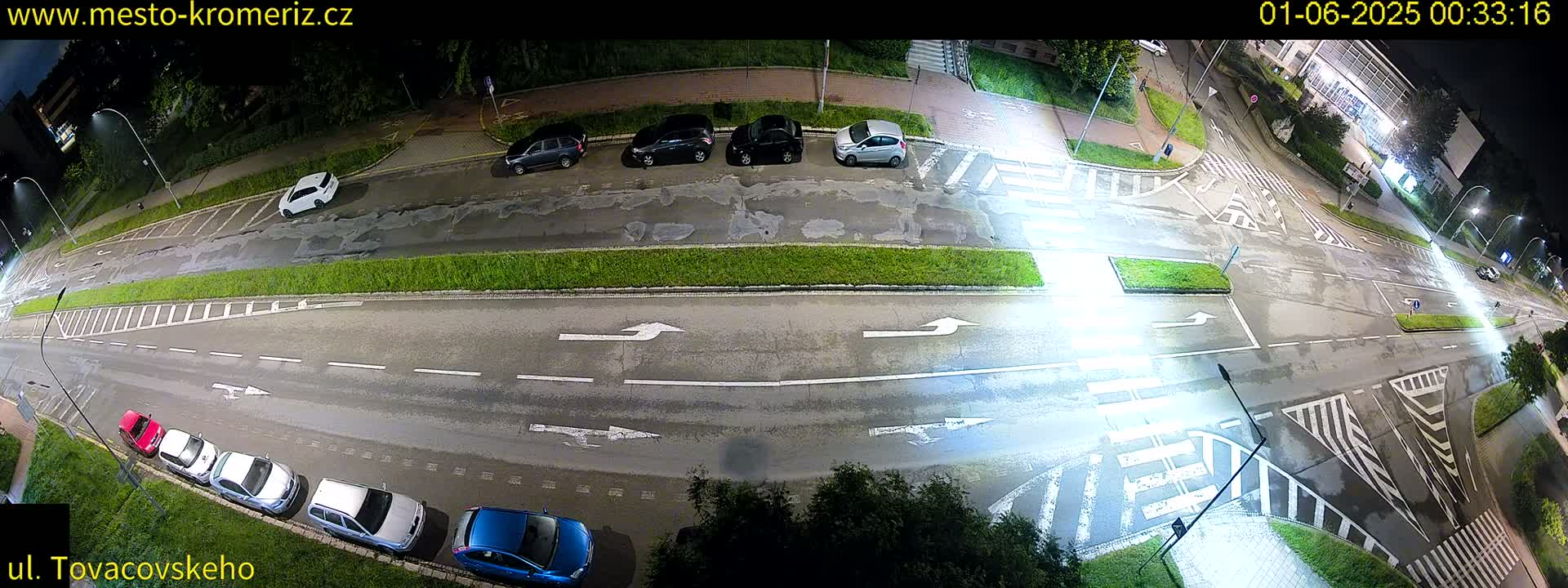Kroměříž , Tovačovského Junction Live Cam - Kromeriz, Zlin, Czechia