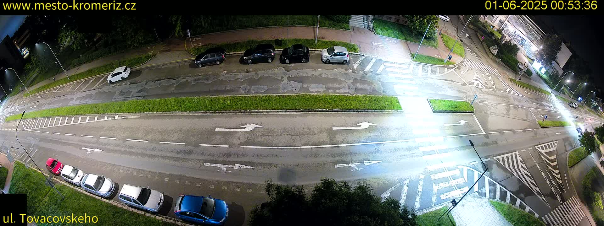 Kroměříž , Tovačovského Junction Live Cam - Kromeriz, Zlin, Czechia